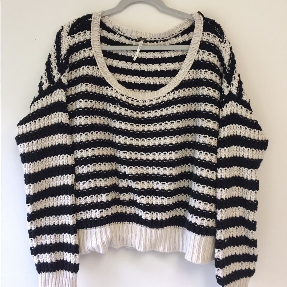 Free People at the Beach Chunky Knit Sweater